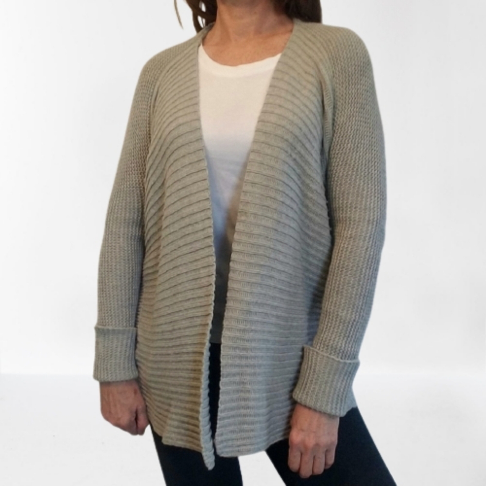 Sam Edelman Gray Boyfriend Cardigan Sweater